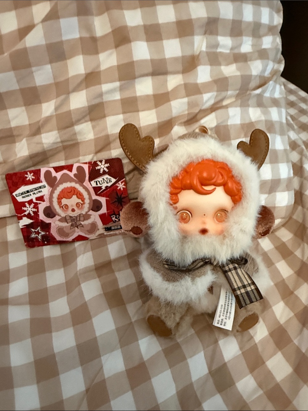 PopMart SkullPanda Winter Symphony Plush Pendant (Wanderer’s Tune)